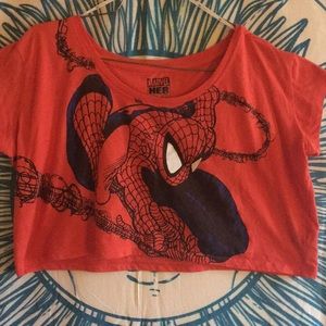 SPIDERMAN CROP TOP 🌞